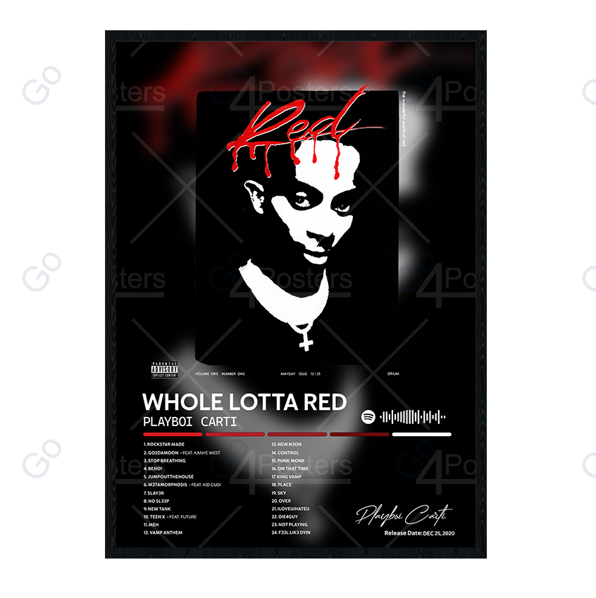 Playboy Carti - Whole Lotta Red Album Poster