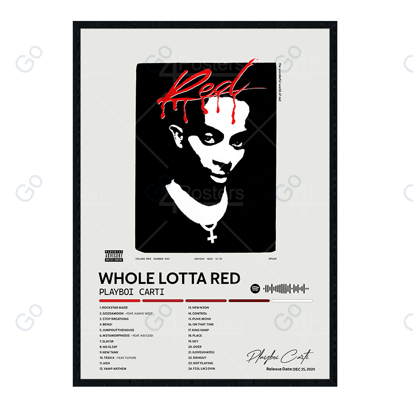 Playboy Carti - Whole Lotta Red Album Poster