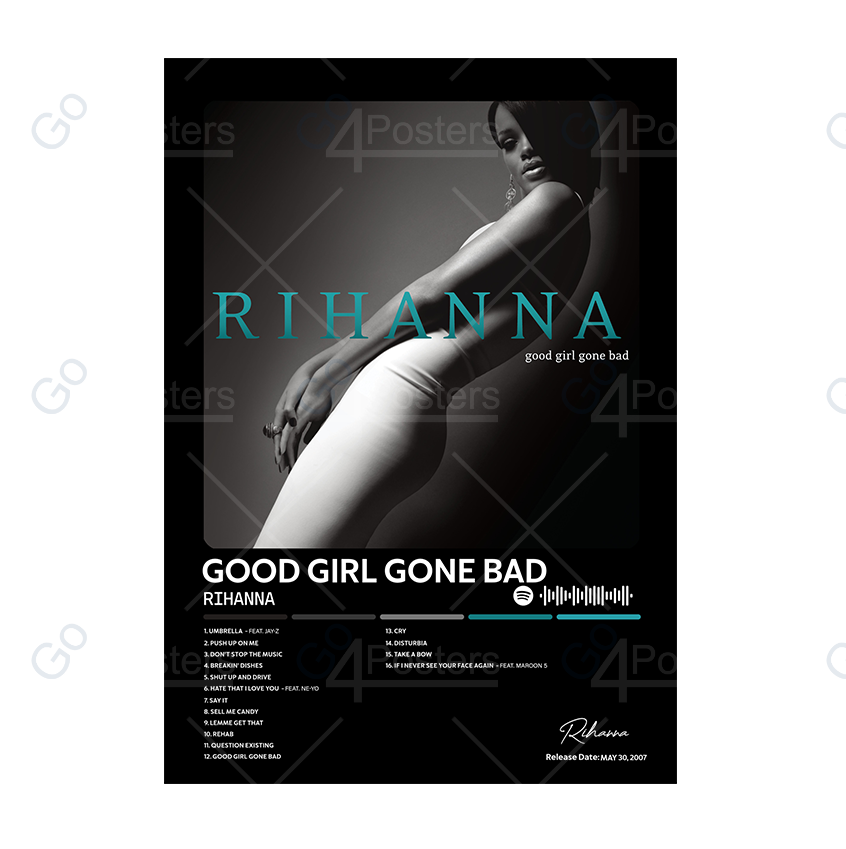 Rihanna - Good Girl Gone Bad Album Poster