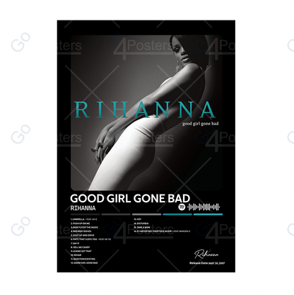 Rihanna - Good Girl Gone Bad Album Poster