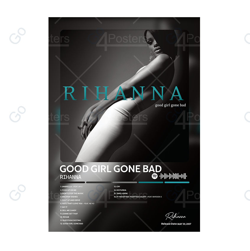 Rihanna - Good Girl Gone Bad Album Poster