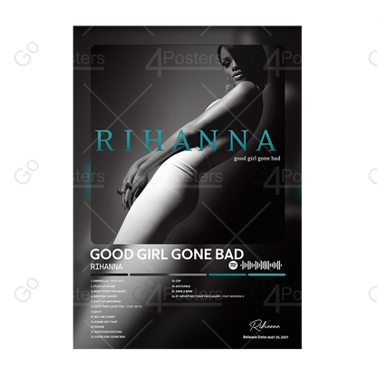 Rihanna - Good Girl Gone Bad Album Poster