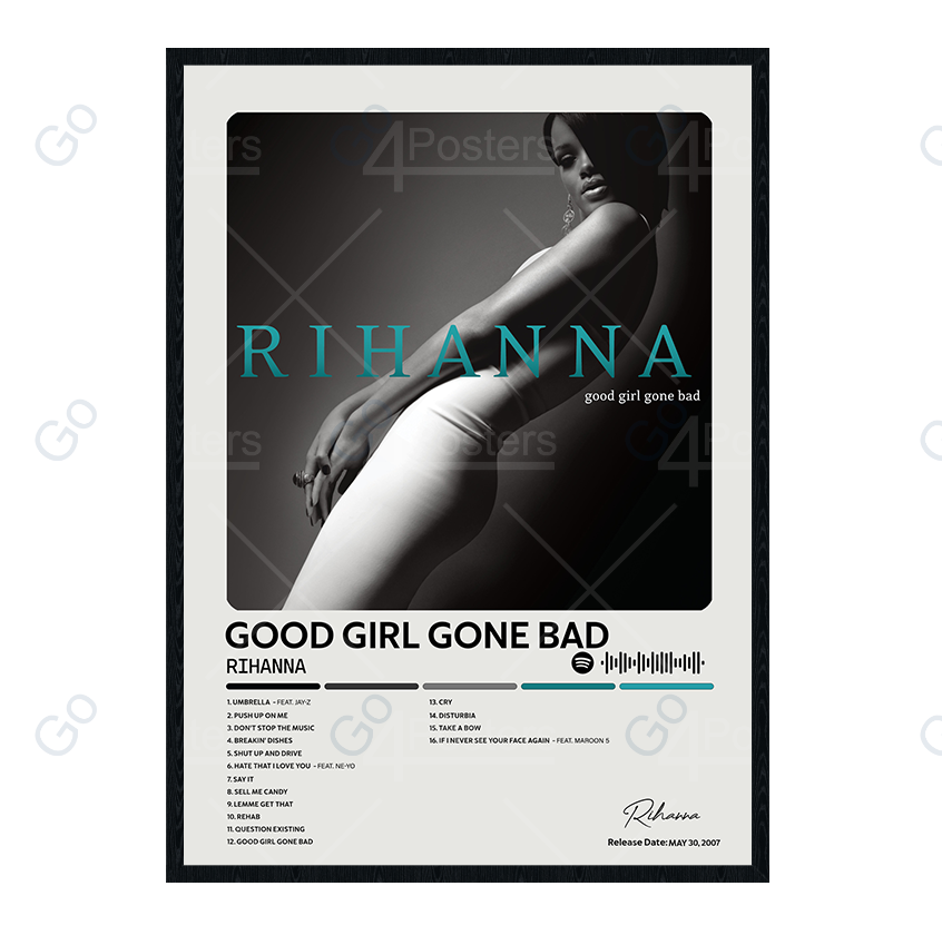 Rihanna - Good Girl Gone Bad Album Poster