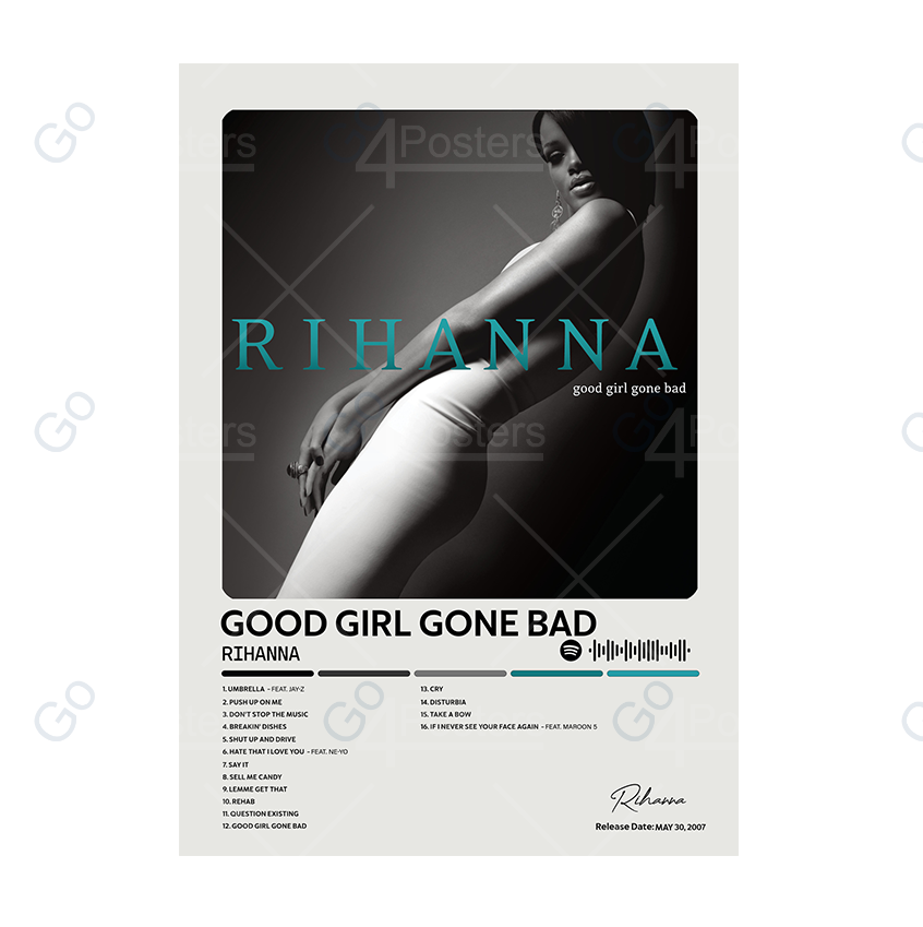 Rihanna - Good Girl Gone Bad Album Poster