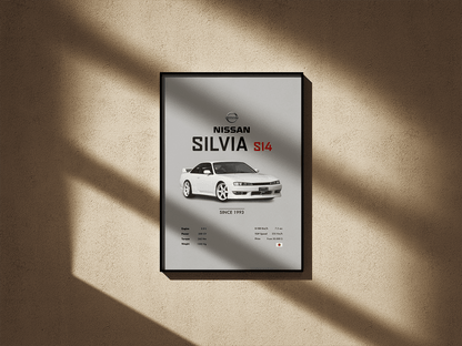 NIssan Silvia S14 - Go4Posters