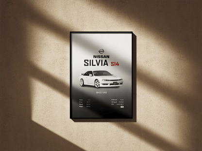 NIssan Silvia S14 - Go4Posters