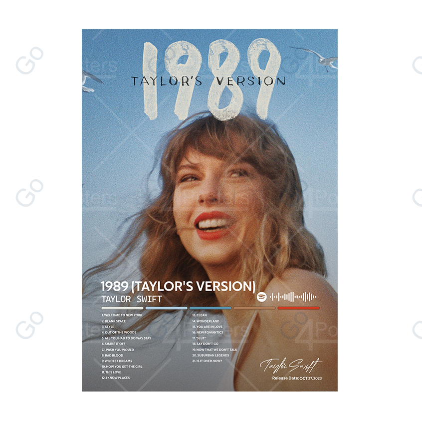 Taylor Swift - 1989 (Taylor's Version) Album Poster