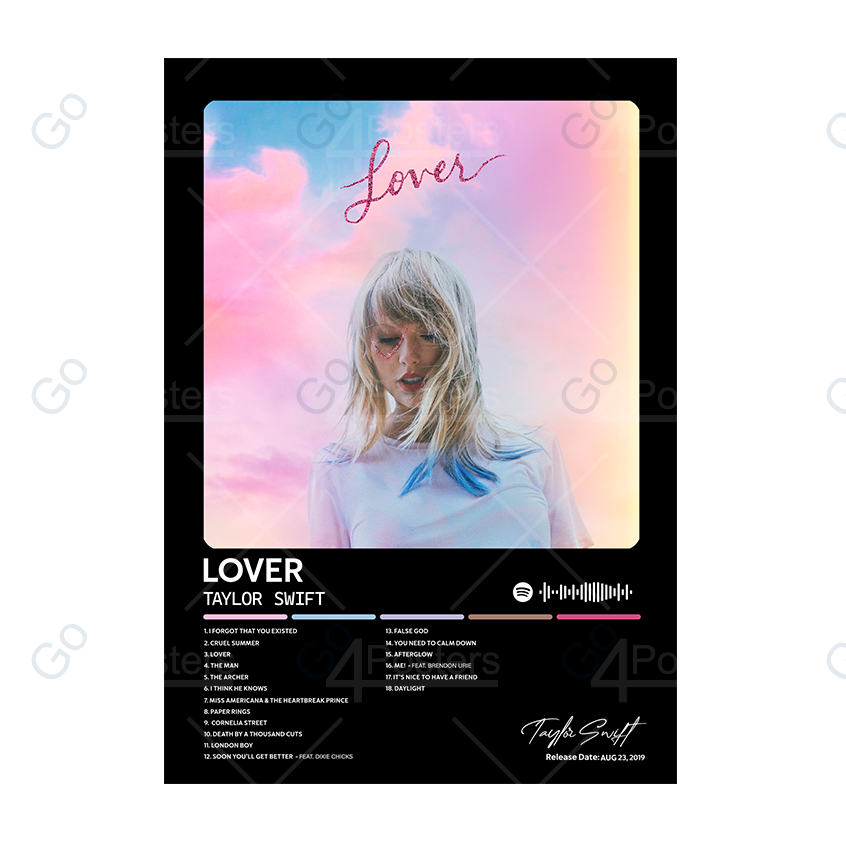 Taylor Swift - Lover Album Poster