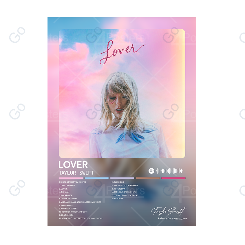 Taylor Swift - Lover Album Poster