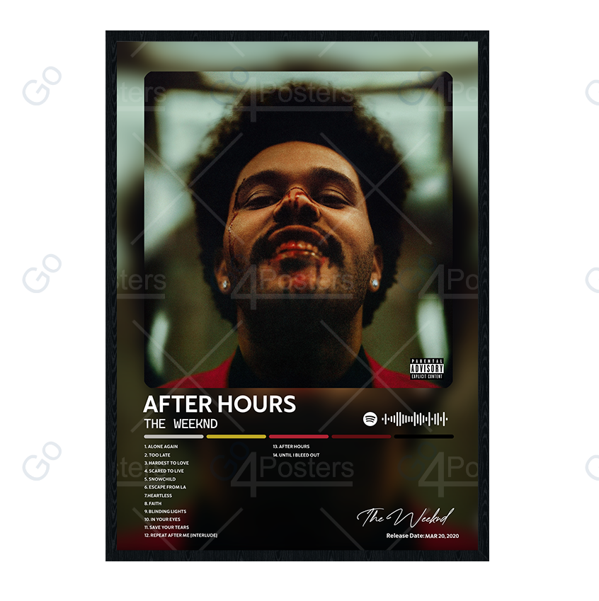 The Weeknd - After Hours Album Poster