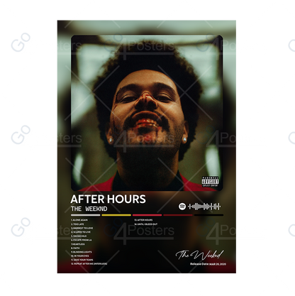 The Weeknd - After Hours Album Poster