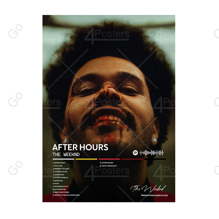 The Weeknd - After Hours Album Poster