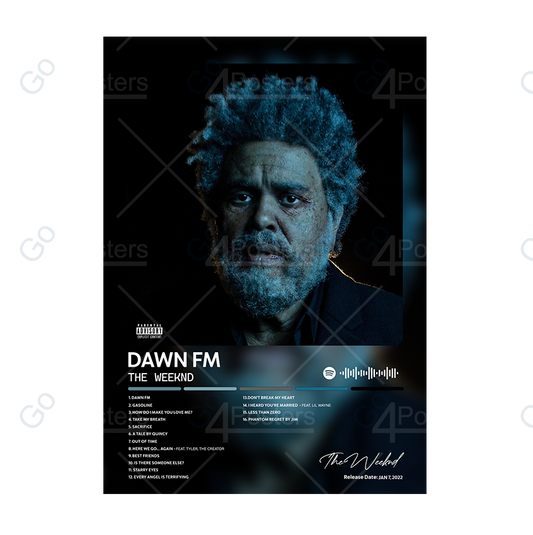 The Weeknd - Dawn FM Album Poster