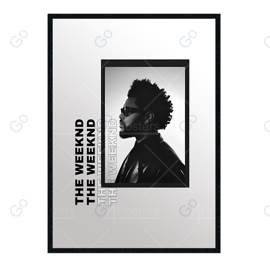 The Weeknd B&W - Poster