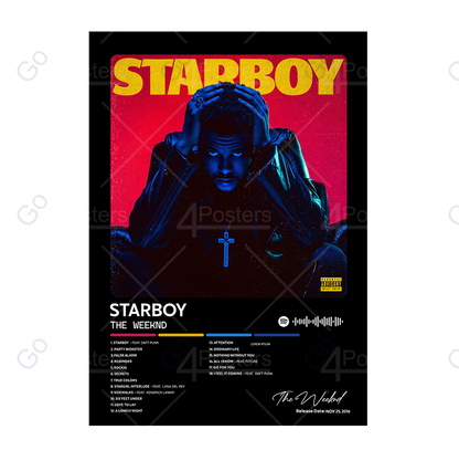 The Weeknd - STARBOY Album Poster