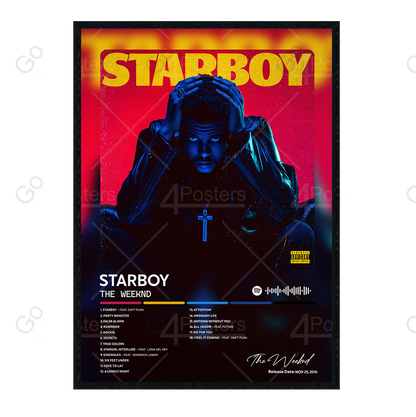 The Weeknd - STARBOY Album Poster