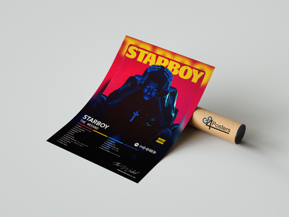 The Weeknd - STARBOY Album Poster