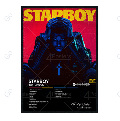 The Weeknd - STARBOY Album Poster