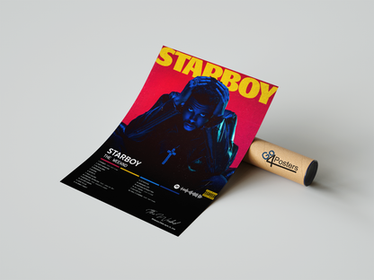 The Weeknd - STARBOY Album Poster