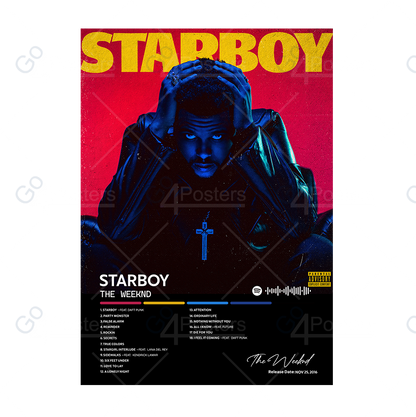 The Weeknd - STARBOY Album Poster