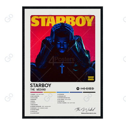 The Weeknd - STARBOY Album Poster