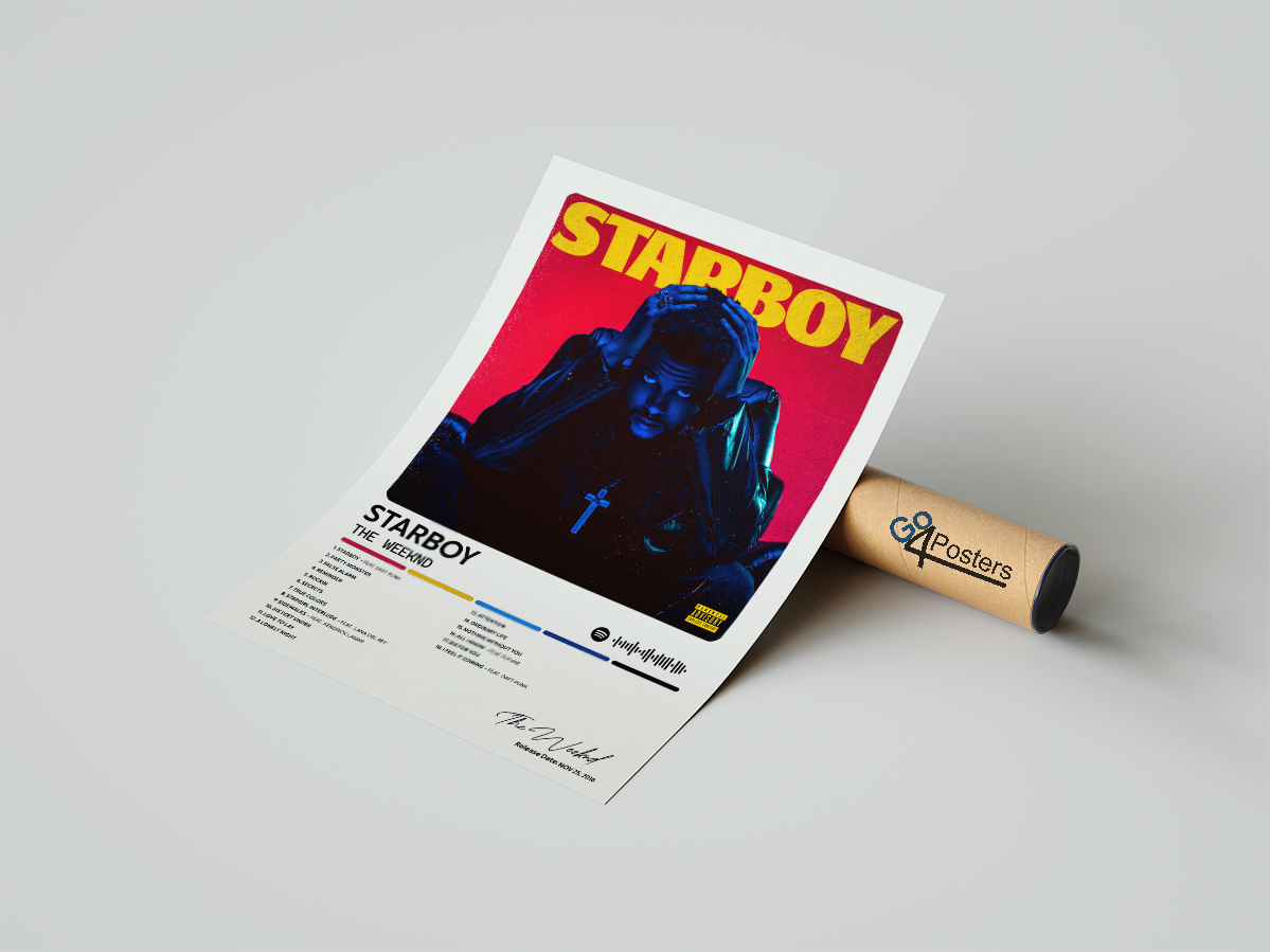 The Weeknd - STARBOY Album Poster