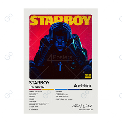 The Weeknd - STARBOY Album Poster