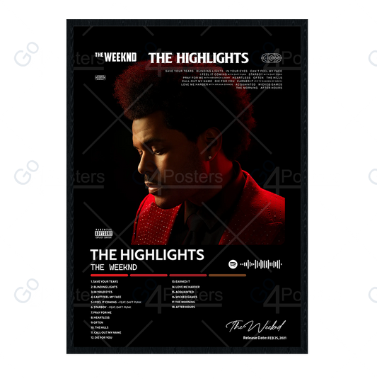 The Weeknd - The Highlights Album Poster