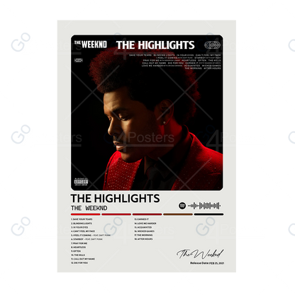 The Weeknd - The Highlights Album Poster