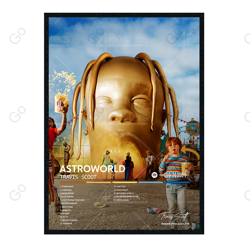 Travis Scott - Astroworld Album Poster