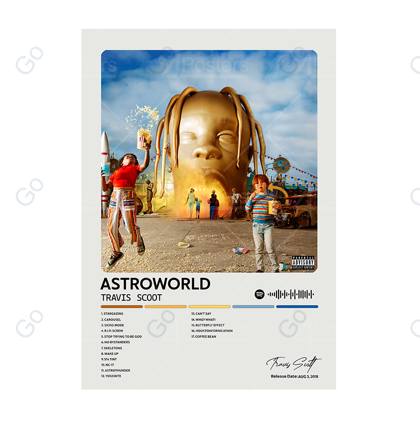 Travis Scott - Astroworld Album Poster