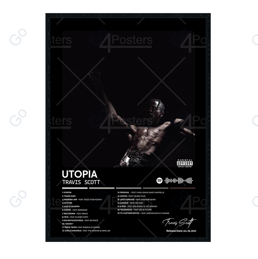 Travis Scott - UTOPIA Album Poster