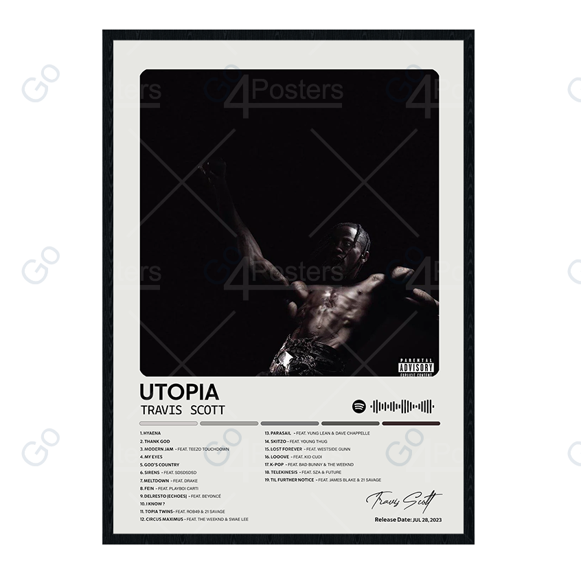 Travis Scott - UTOPIA Album Poster