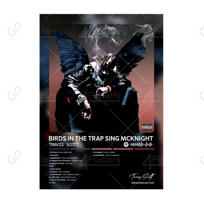 Travis Scott - Birds In The Trap Sing McKnight Album Poster