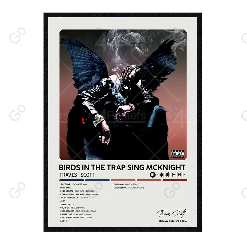 Travis Scott - Birds In The Trap Sing McKnight Album Poster