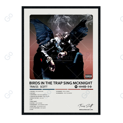 Travis Scott - Birds In The Trap Sing McKnight Album Poster