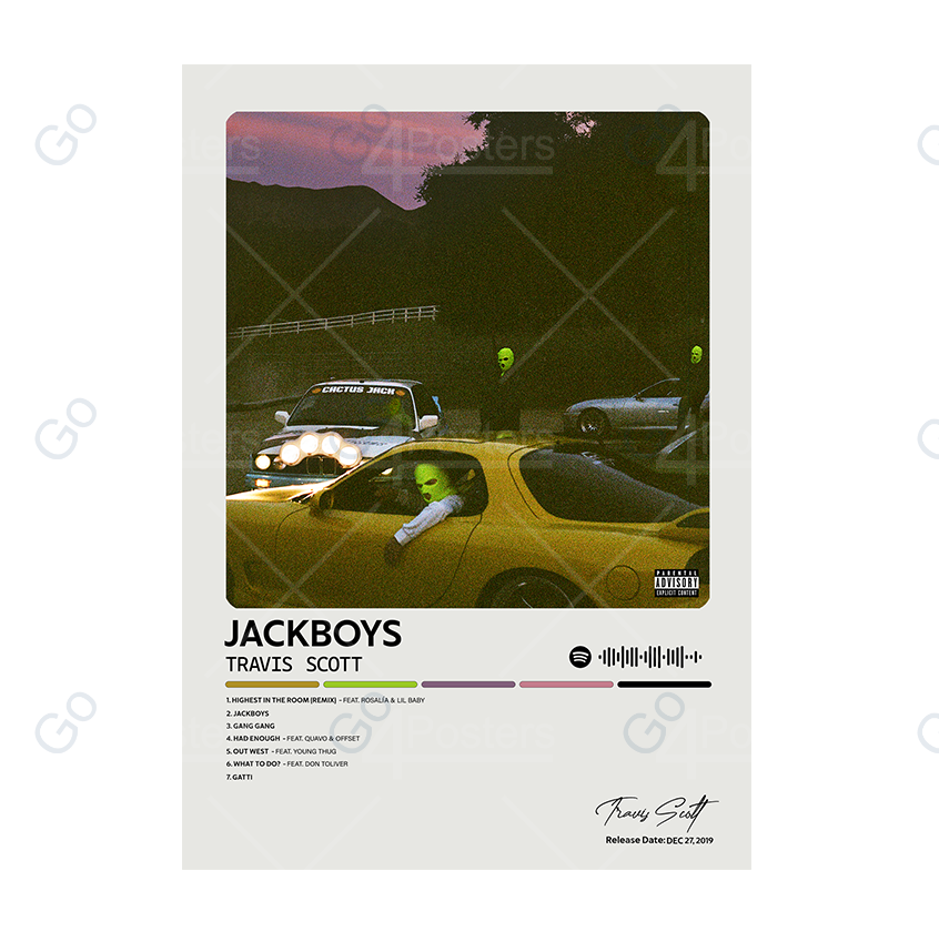 Travis Scott - Jackboys Album Poster