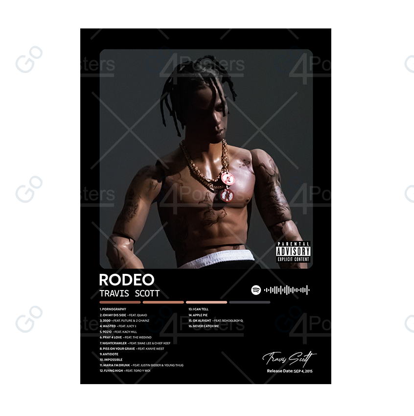 Travis Scott - Rodeo Album Poster