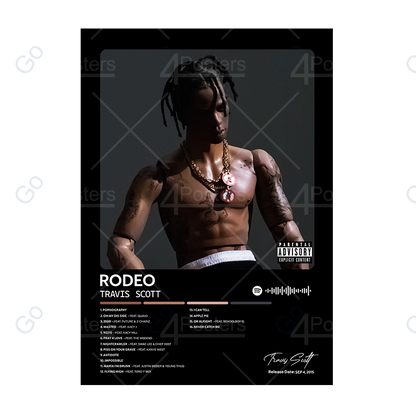 Travis Scott - Rodeo Album Poster