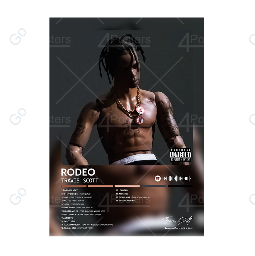 Travis Scott - Rodeo Album Poster