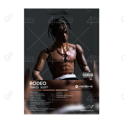 Travis Scott - Rodeo Album Poster