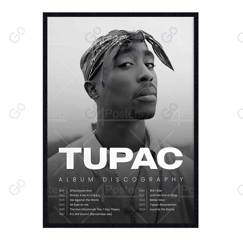 Tupac Albums Poster