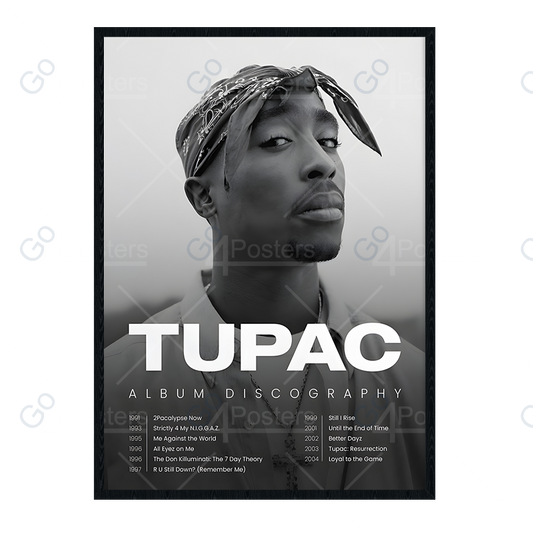 Tupac Albums Poster