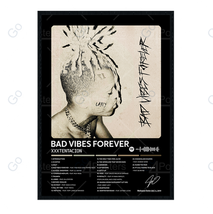 XXXTentacion - Bad Vibes Forever Album Poster