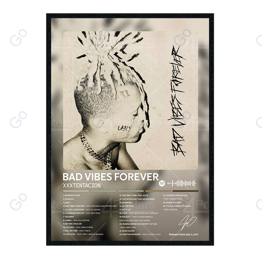 XXXTentacion - Bad Vibes Forever Album Poster