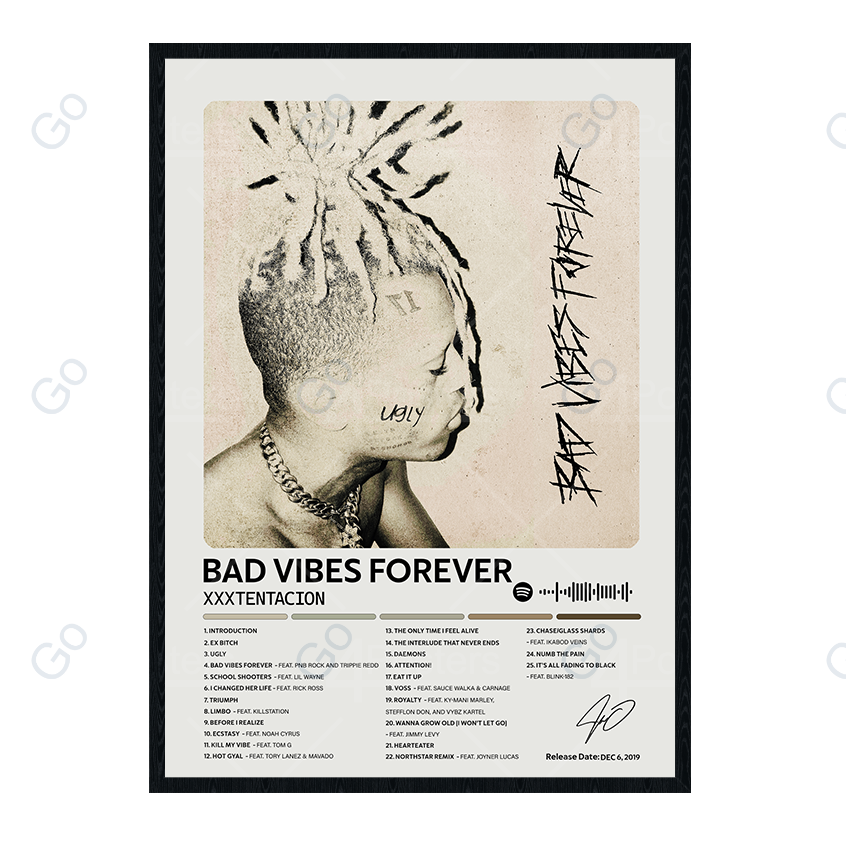 XXXTentacion - Bad Vibes Forever Album Poster