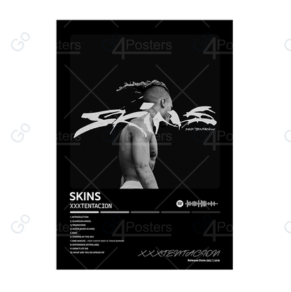 XXXTentacion - Skins Album Poster