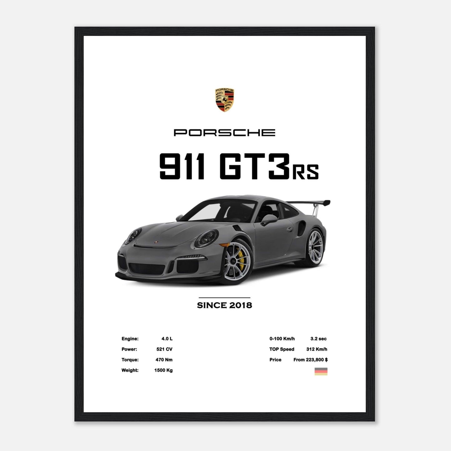 Porsche 911 GT3 RS - Go4Posters