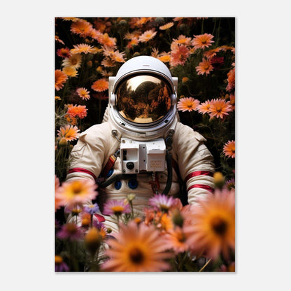 Astronaut Between The Flower Universe v.2 -Poster