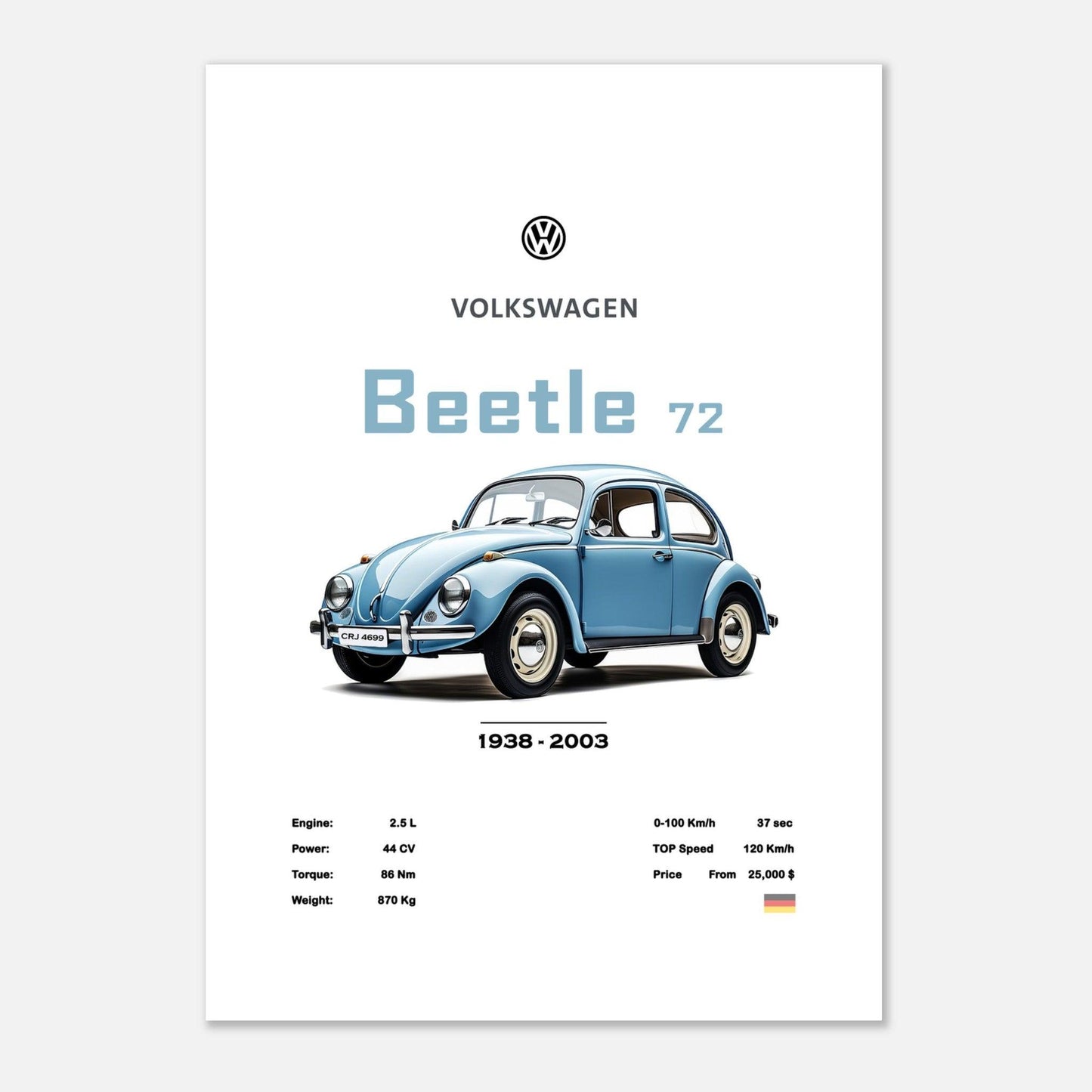 VW Beetle 72